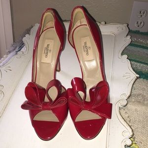 Valentino Authentic Red Patten Leather Heels